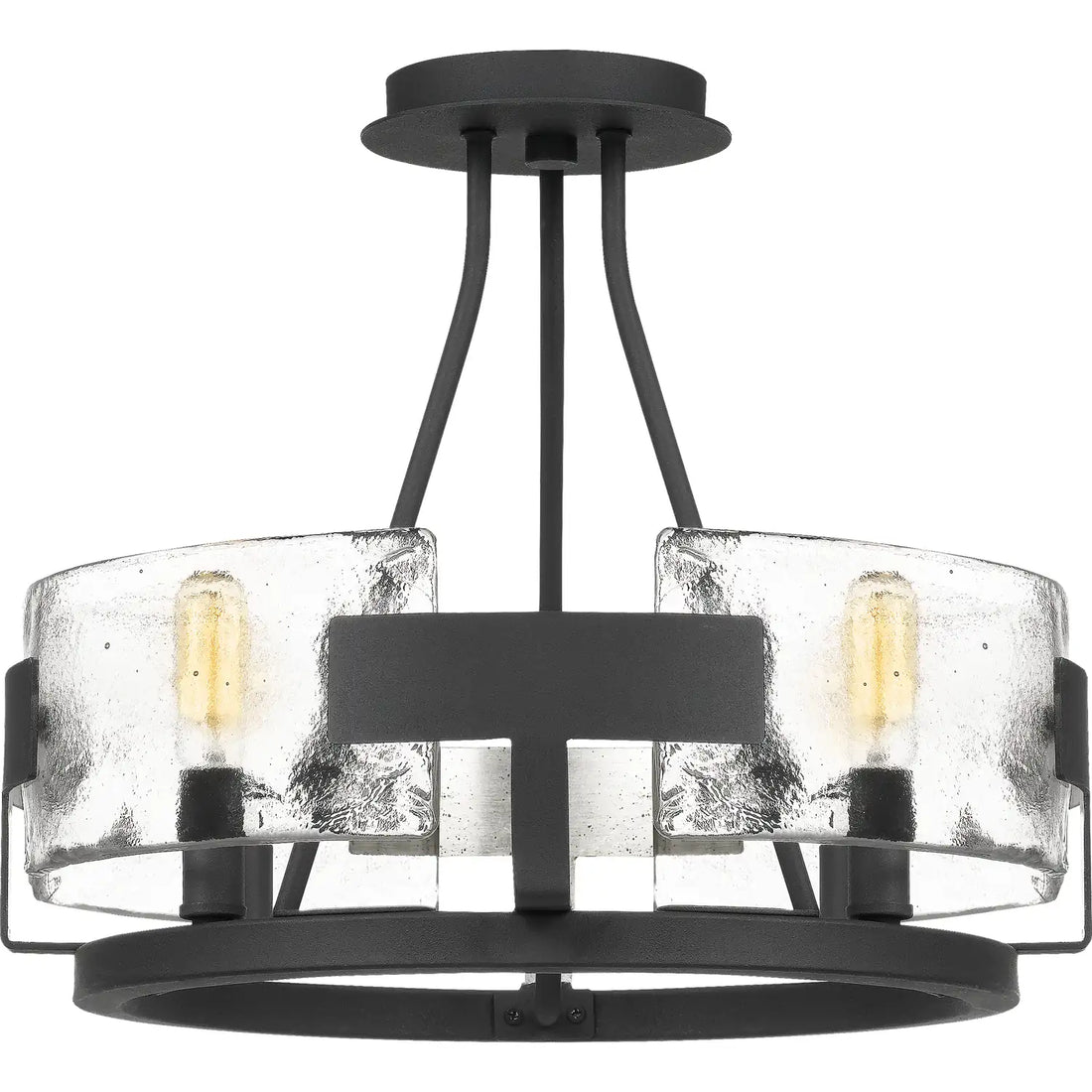 QUOIZEL, STRATUM SEMI-FLUSH MOUNT, SEMI FLUSH MOUNT LIGHT