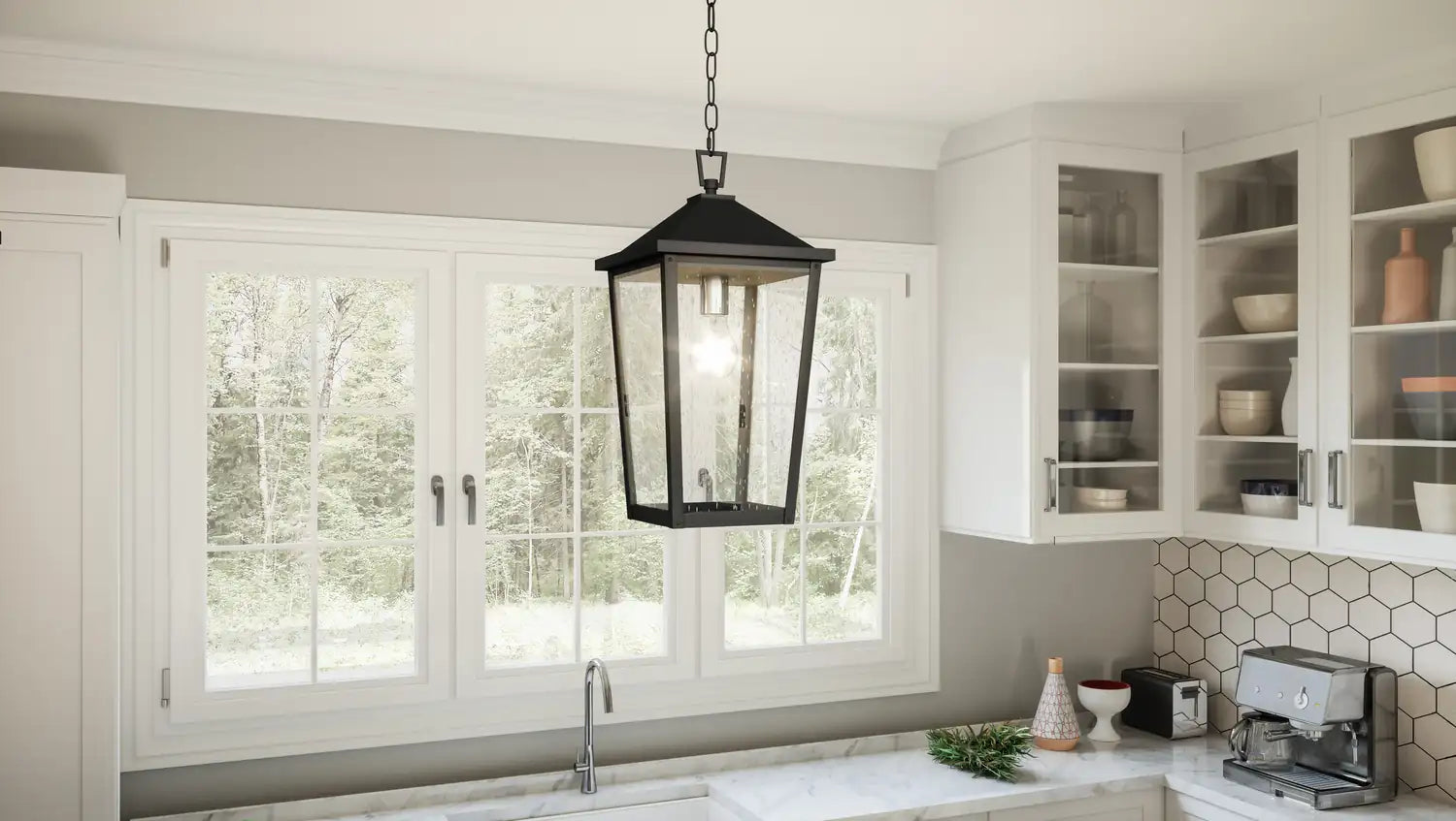 QUOIZEL, STONELEIGH PENDANT, PENDANT LIGHT