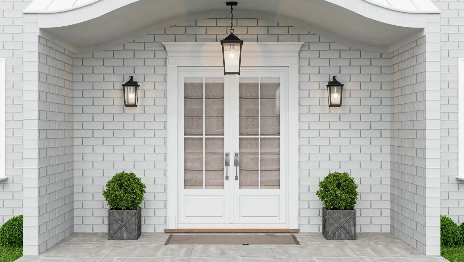 QUOIZEL, STONELEIGH OUTDOOR LANTERN, OUTDOOR CEILING LIGHTS
