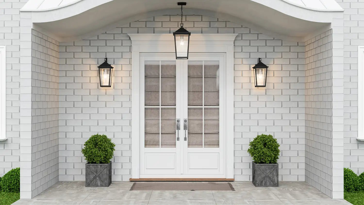 QUOIZEL, STONELEIGH OUTDOOR LANTERN, OUTDOOR CEILING LIGHTS
