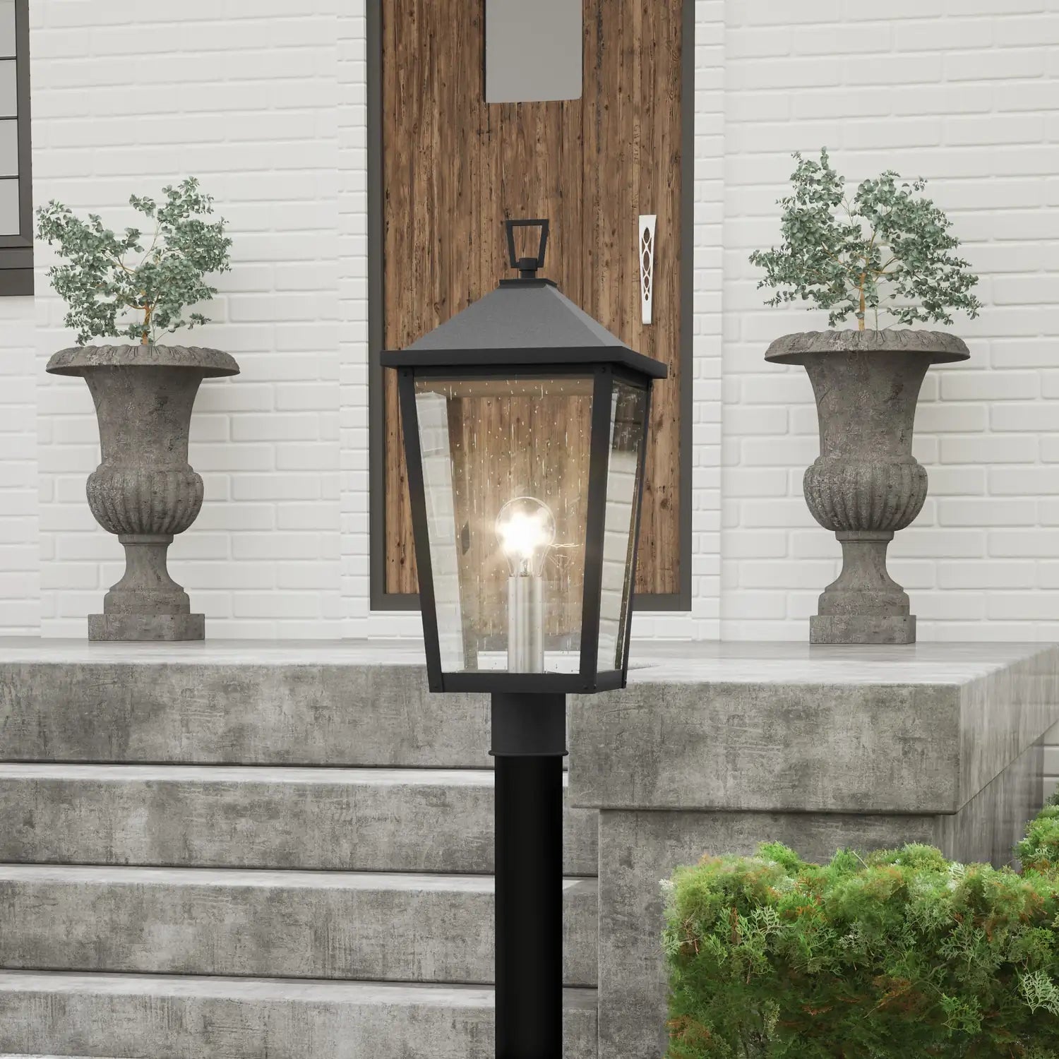 QUOIZEL, STONELEIGH OUTDOOR LANTERN, OUTDOOR CEILING LIGHTS