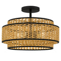 QUOIZEL, TETON SEMI-FLUSH MOUNT, SEMI FLUSH MOUNT LIGHT
