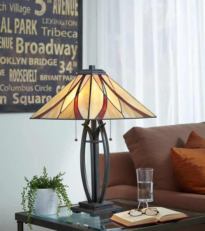 QUOIZEL, ASHEVILLE TABLE LAMP, TABLE LAMPS