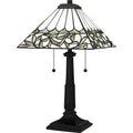 QUOIZEL, TIFFANY TABLE LAMP, TABLE LAMPS
