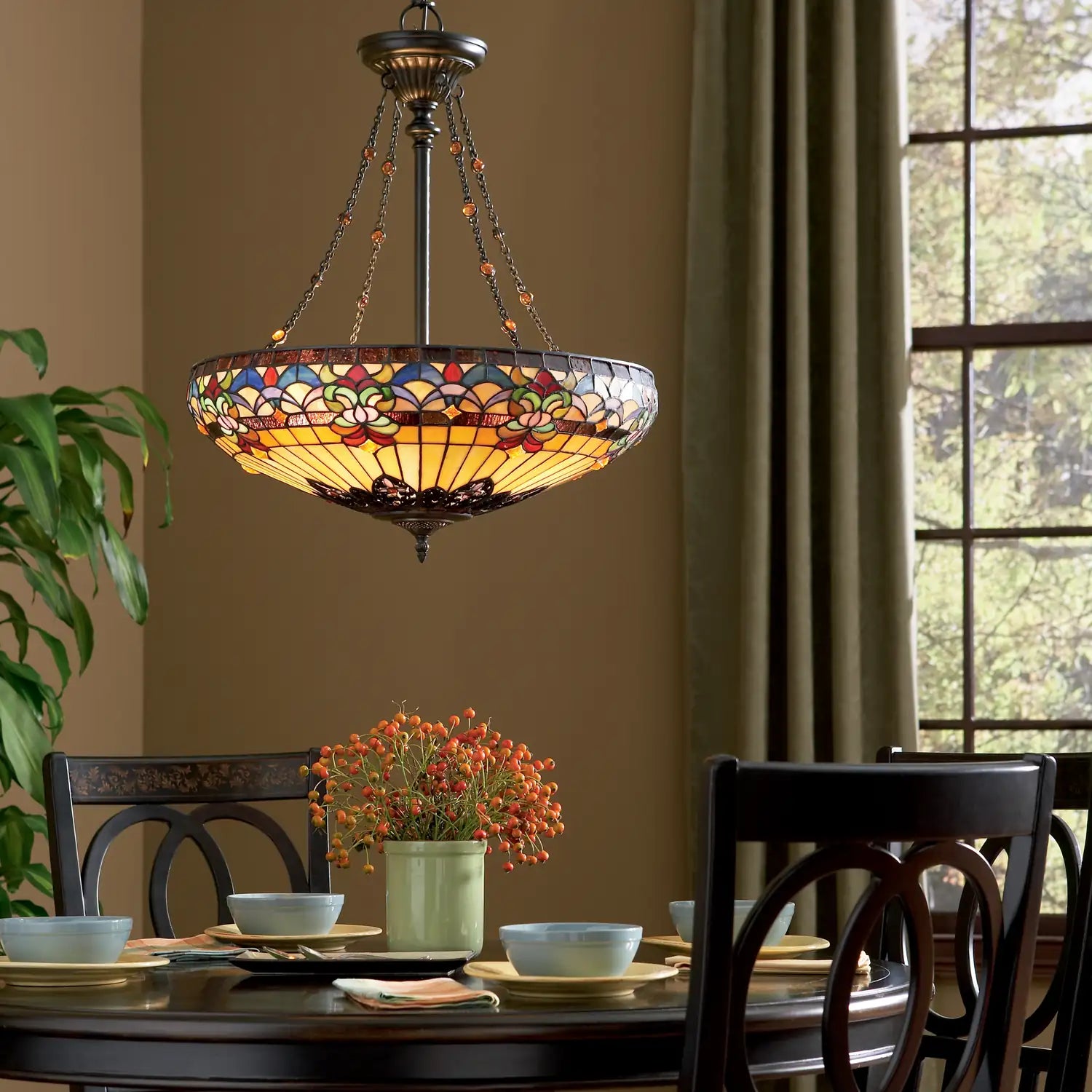 QUOIZEL, BELLE FLEUR PENDANT, PENDANT LIGHT