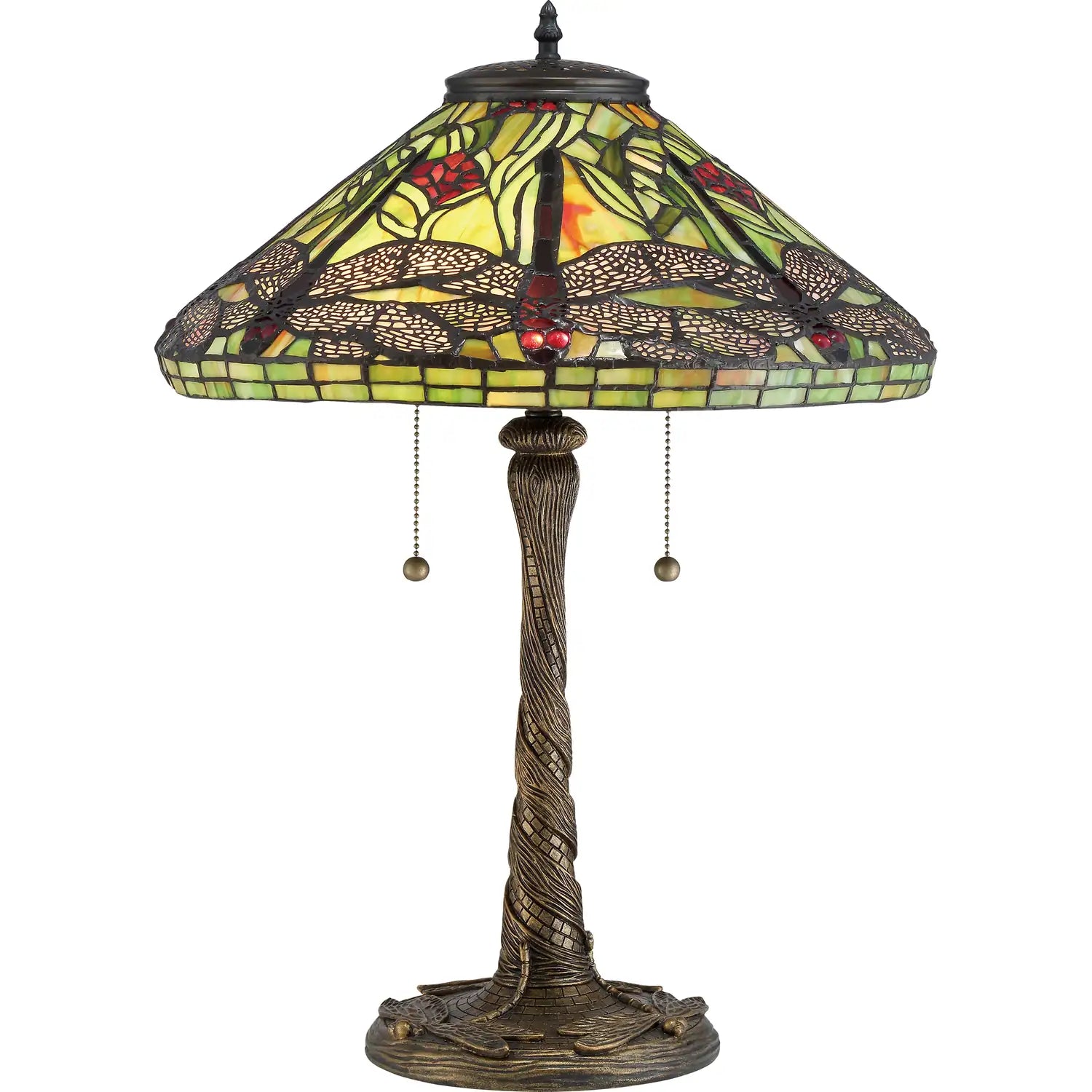 QUOIZEL, JUNGLE DRAGONFLY TABLE LAMP, TABLE LAMPS
