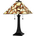 QUOIZEL, TIFFANY TABLE LAMP, TABLE LAMPS