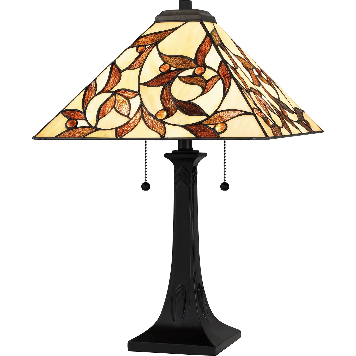 QUOIZEL, TIFFANY TABLE LAMP, TABLE LAMPS