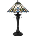QUOIZEL, TIFFANY TABLE LAMP, TABLE LAMPS