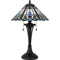 QUOIZEL, TIFFANY TABLE LAMP, TABLE LAMPS