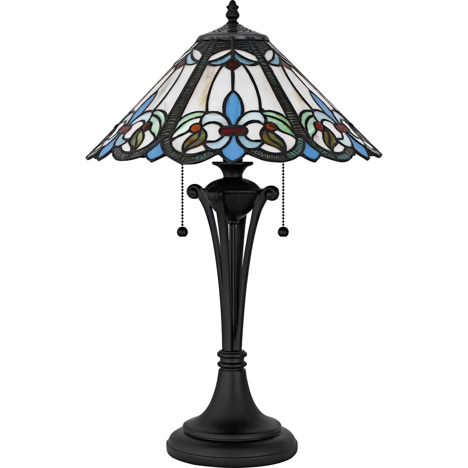 QUOIZEL, TIFFANY TABLE LAMP, TABLE LAMPS