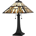 QUOIZEL, TIFFANY TABLE LAMP, TABLE LAMPS