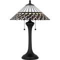 QUOIZEL, TIFFANY TABLE LAMP, TABLE LAMPS