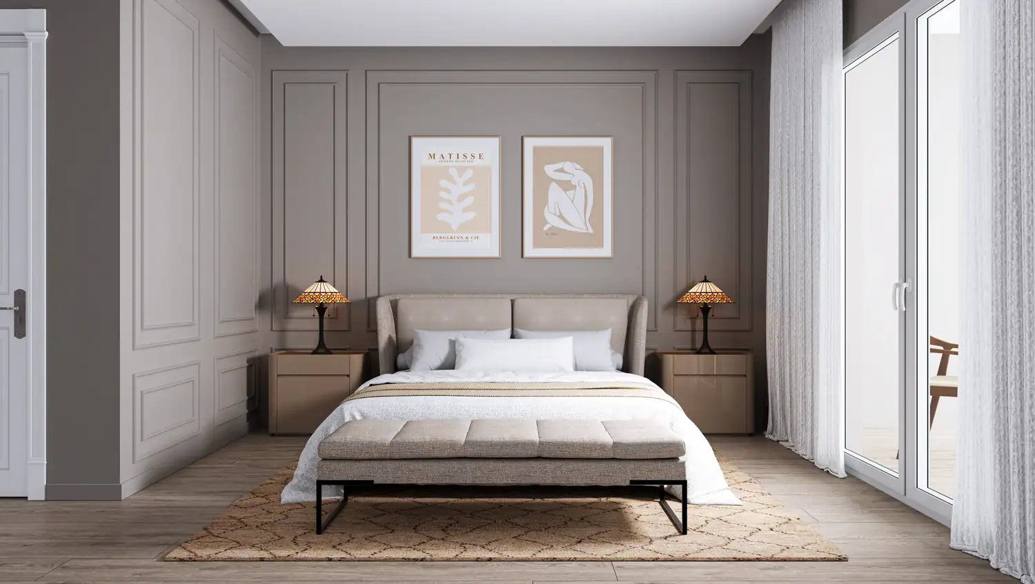 QUOIZEL, TIFFANY TABLE LAMP, TABLE LAMPS