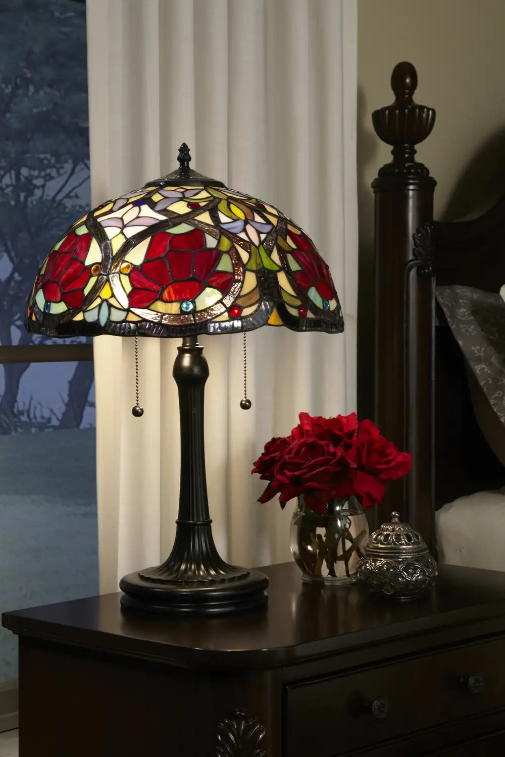 QUOIZEL, LARISSA TABLE LAMP, TABLE LAMPS