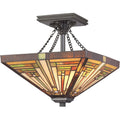 QUOIZEL, STEPHEN SEMI-FLUSH MOUNT, SEMI FLUSH MOUNT LIGHT