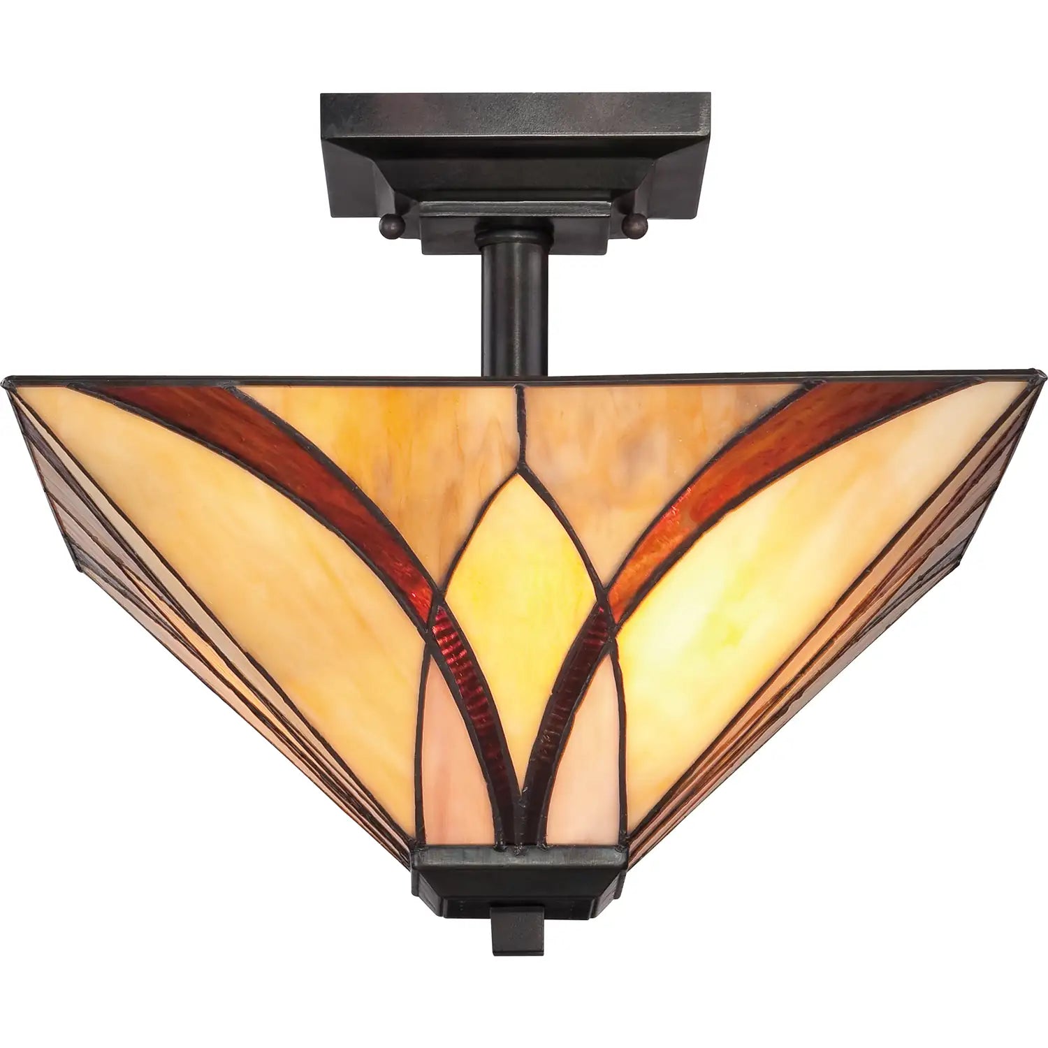 QUOIZEL, ASHEVILLE SEMI-FLUSH MOUNT, SEMI FLUSH MOUNT LIGHT
