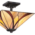 QUOIZEL, ASHEVILLE SEMI-FLUSH MOUNT, SEMI FLUSH MOUNT LIGHT
