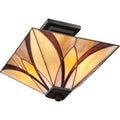 QUOIZEL, ASHEVILLE SEMI-FLUSH MOUNT, SEMI FLUSH MOUNT LIGHT