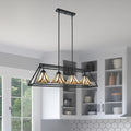 QUOIZEL, ASHEVILLE ISLAND CHANDELIER, LINEAR LIGHT