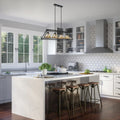 QUOIZEL, ASHEVILLE ISLAND CHANDELIER, LINEAR LIGHT