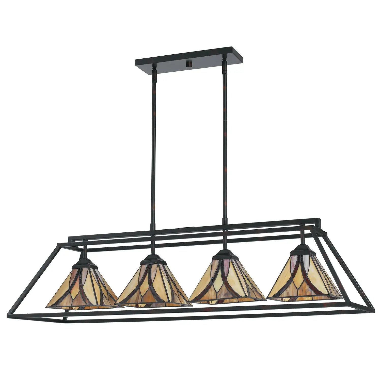QUOIZEL, ASHEVILLE ISLAND CHANDELIER, LINEAR LIGHT
