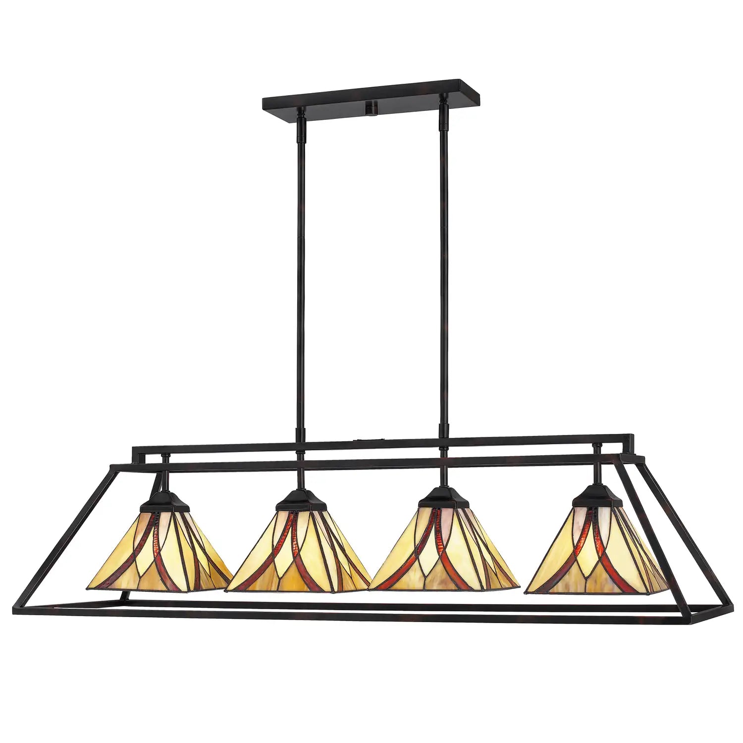 QUOIZEL, ASHEVILLE ISLAND CHANDELIER, LINEAR LIGHT