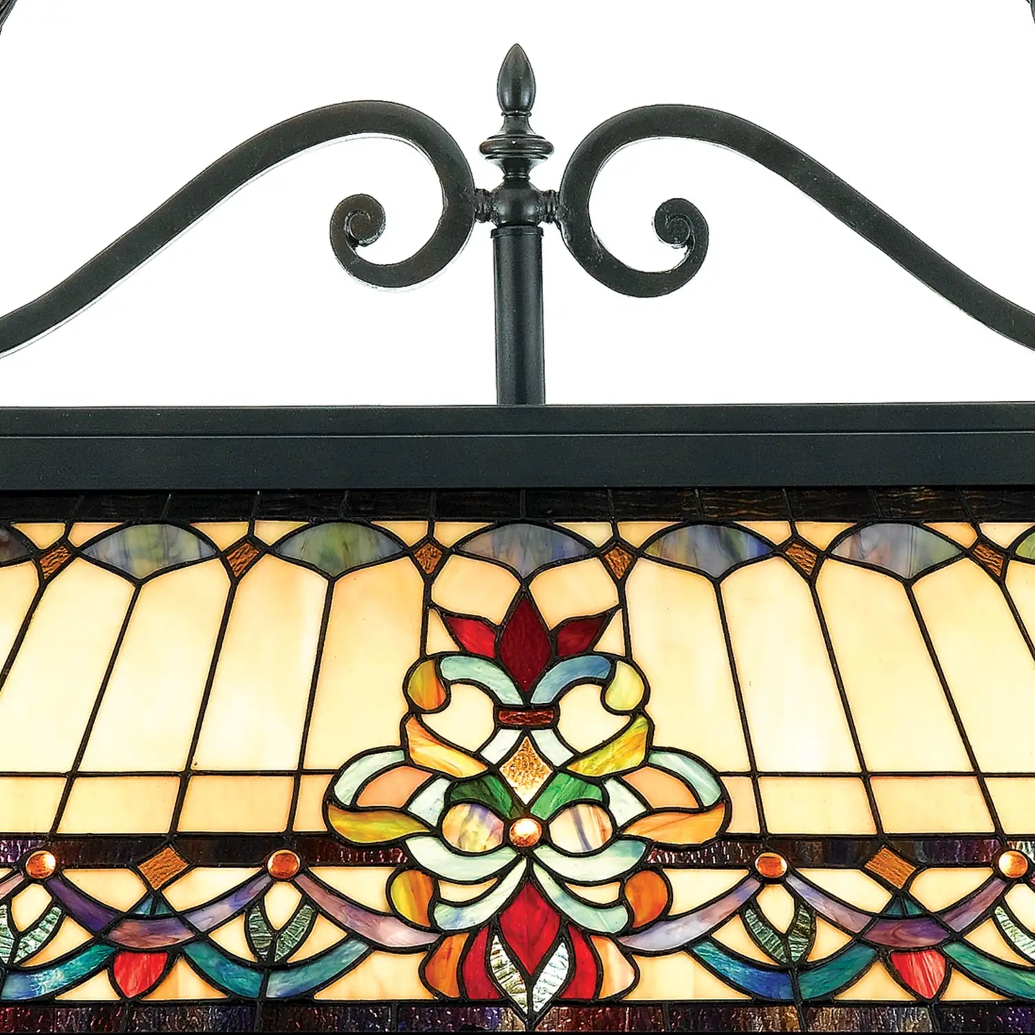 QUOIZEL, BELLE FLEUR ISLAND CHANDELIER, LINEAR LIGHT