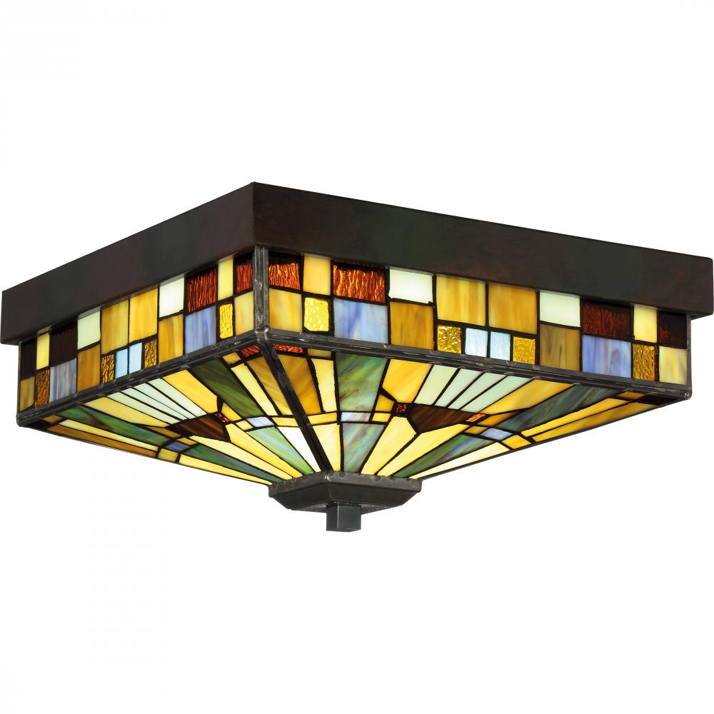 QUOIZEL, INGLENOOK FLUSH MOUNT, FLUSH MOUNT CEILING LIGHTS