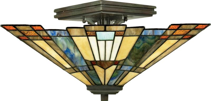 QUOIZEL, INGLENOOK SEMI-FLUSH MOUNT, SEMI FLUSH MOUNT LIGHT