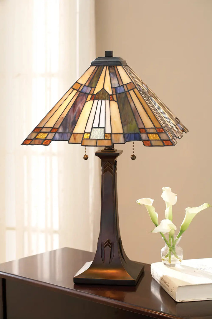 QUOIZEL, INGLENOOK TABLE LAMP, TABLE LAMPS