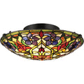 QUOIZEL, VIOLETS FLUSH MOUNT, FLUSH MOUNT CEILING LIGHTS