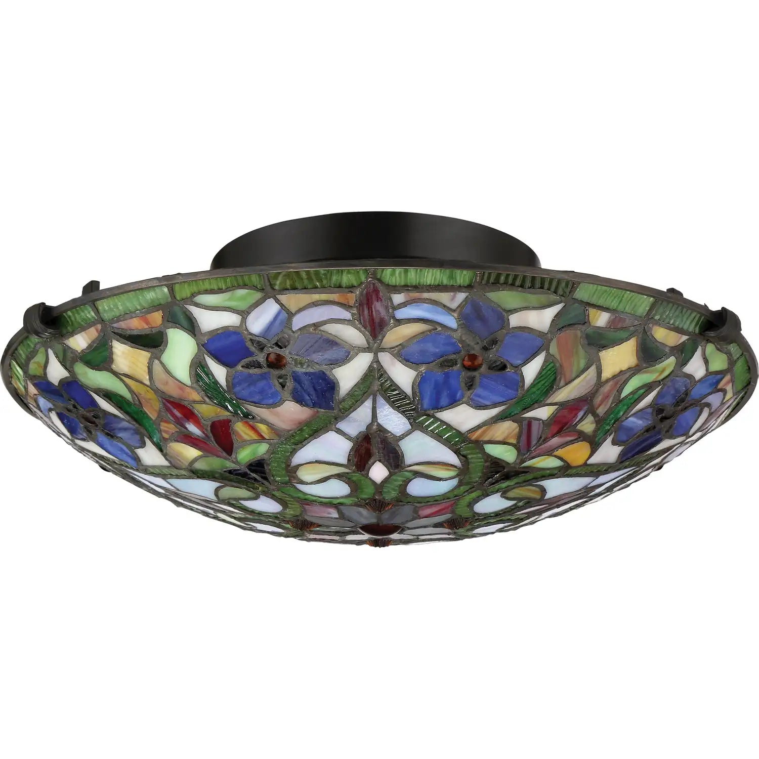 QUOIZEL, VIOLETS FLUSH MOUNT, FLUSH MOUNT CEILING LIGHTS