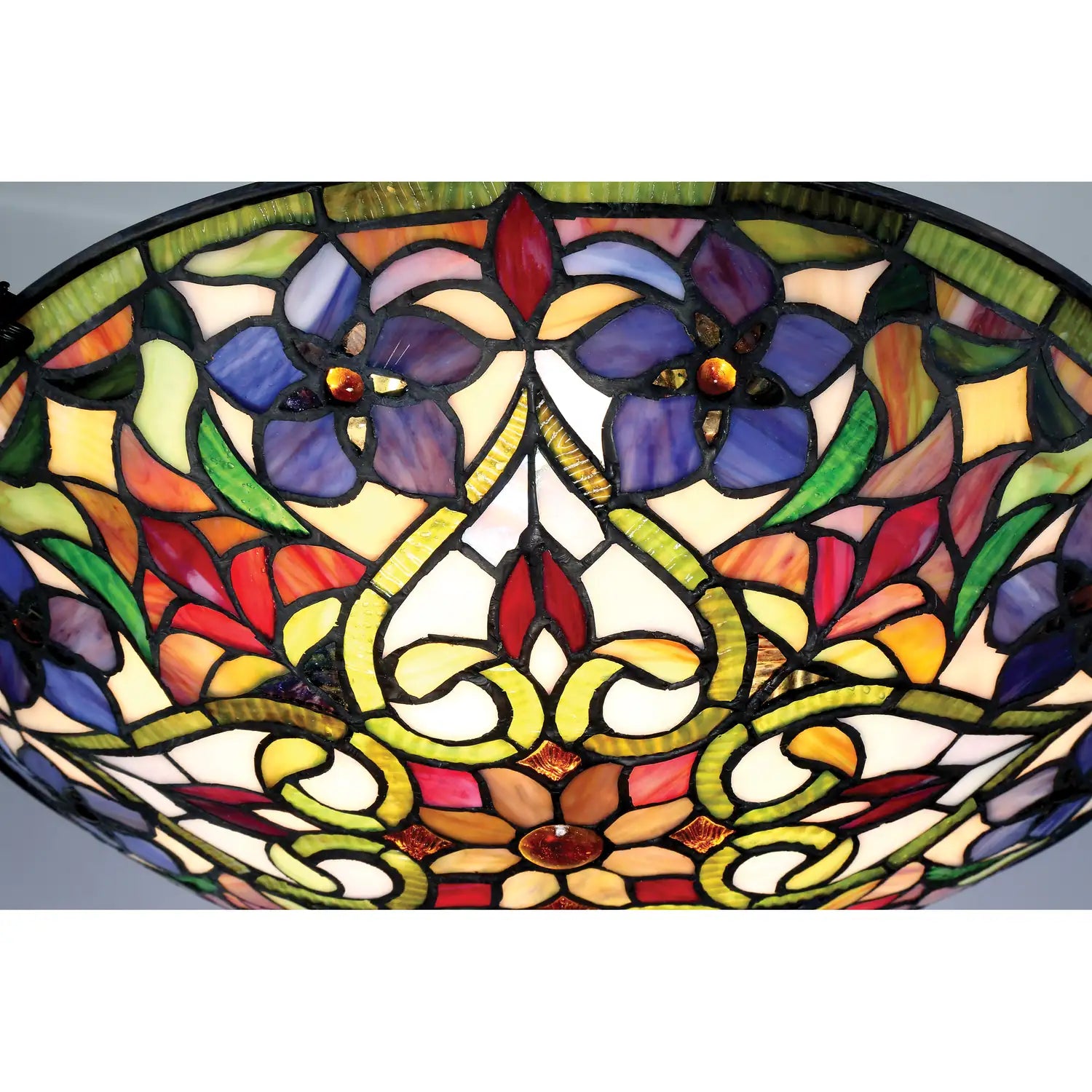 QUOIZEL, VIOLETS FLUSH MOUNT, FLUSH MOUNT CEILING LIGHTS