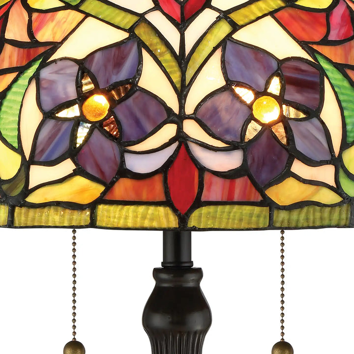 QUOIZEL, VIOLETS TABLE LAMP, TABLE LAMPS