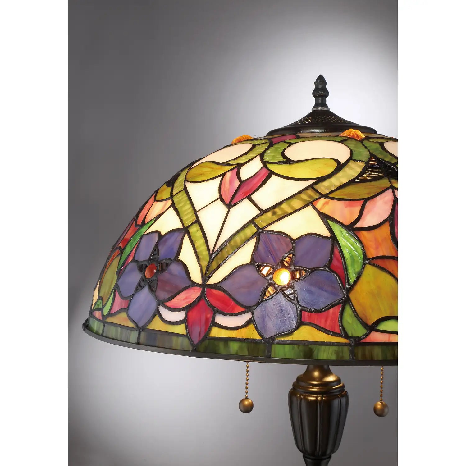 QUOIZEL, VIOLETS FLOOR LAMP, FLOOR LAMP