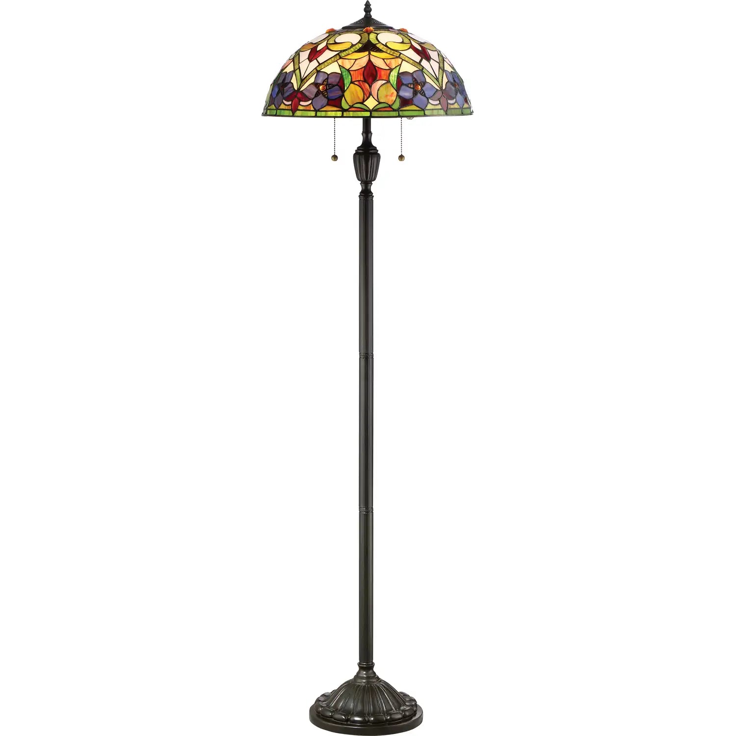 QUOIZEL, VIOLETS FLOOR LAMP, FLOOR LAMP