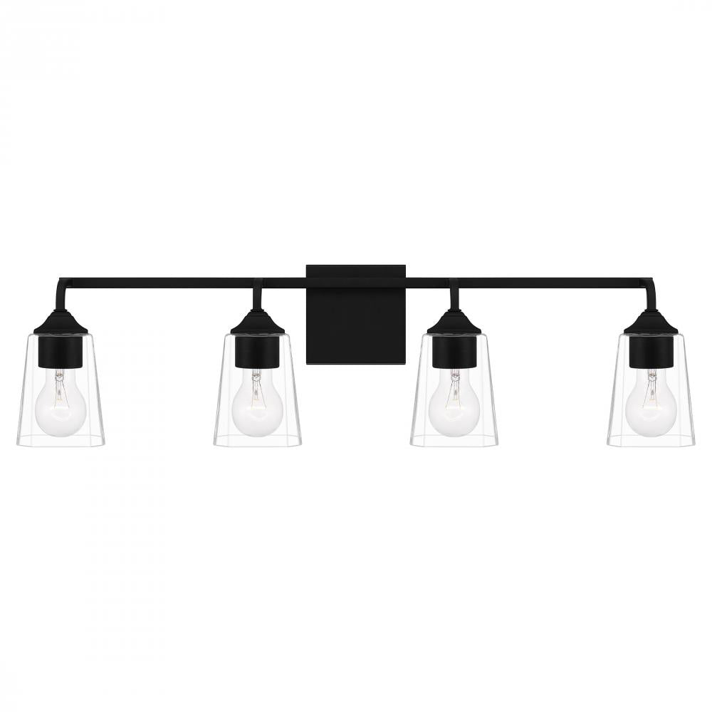 QUOIZEL, THORESBY BATH LIGHT | THO8631MBK, BATH VANITY LIGHT