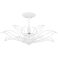 QUOIZEL, TALLULAH SEMI-FLUSH MOUNT, SEMI FLUSH MOUNT LIGHT