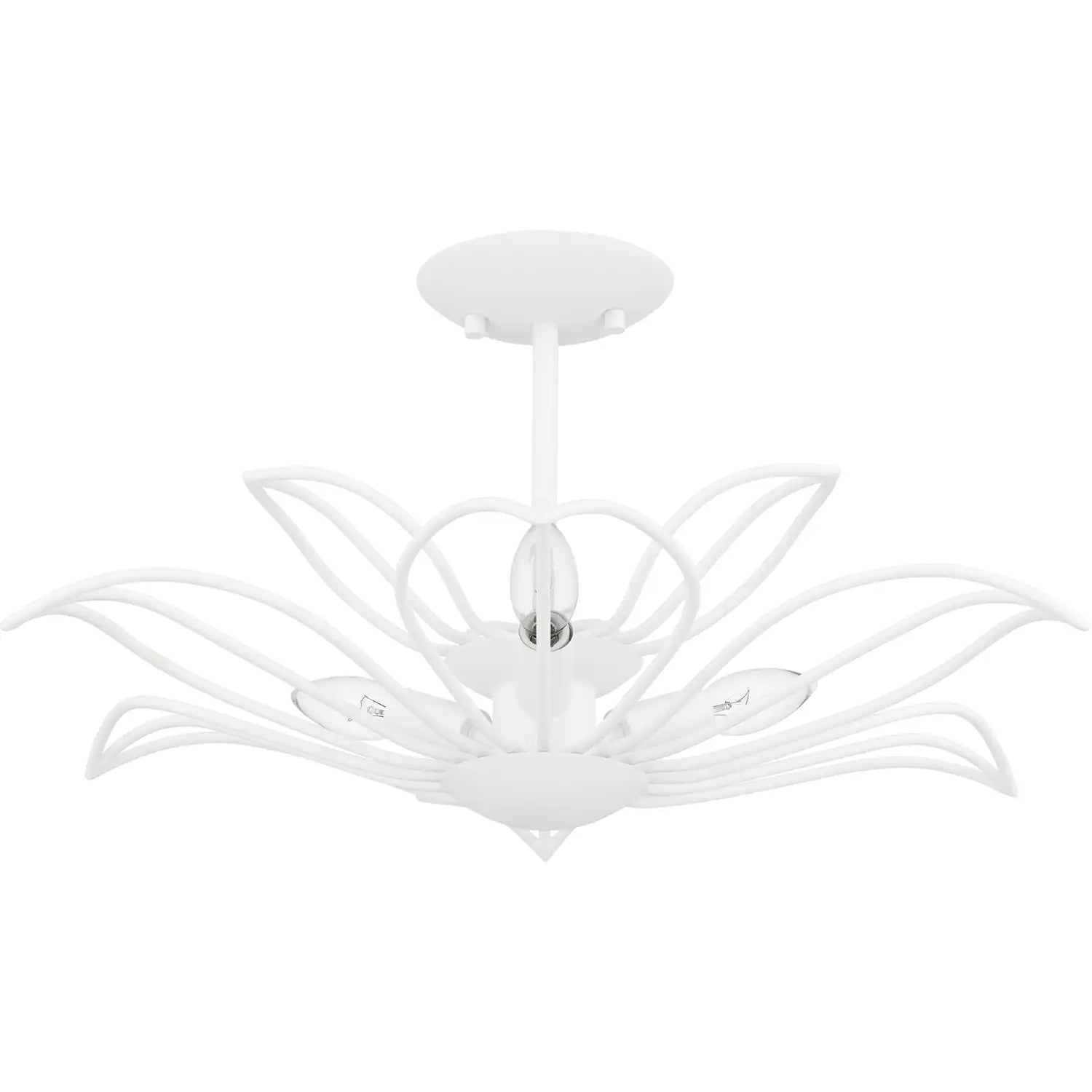 QUOIZEL, TALLULAH SEMI-FLUSH MOUNT, SEMI FLUSH MOUNT LIGHT