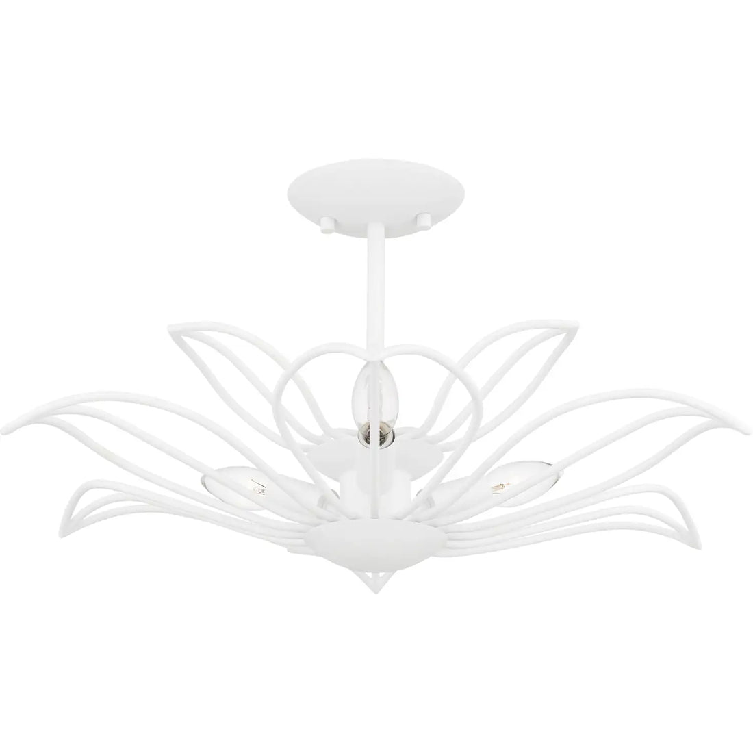 QUOIZEL, TALLULAH SEMI-FLUSH MOUNT, SEMI FLUSH MOUNT LIGHT