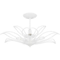 QUOIZEL, TALLULAH SEMI-FLUSH MOUNT, SEMI FLUSH MOUNT LIGHT