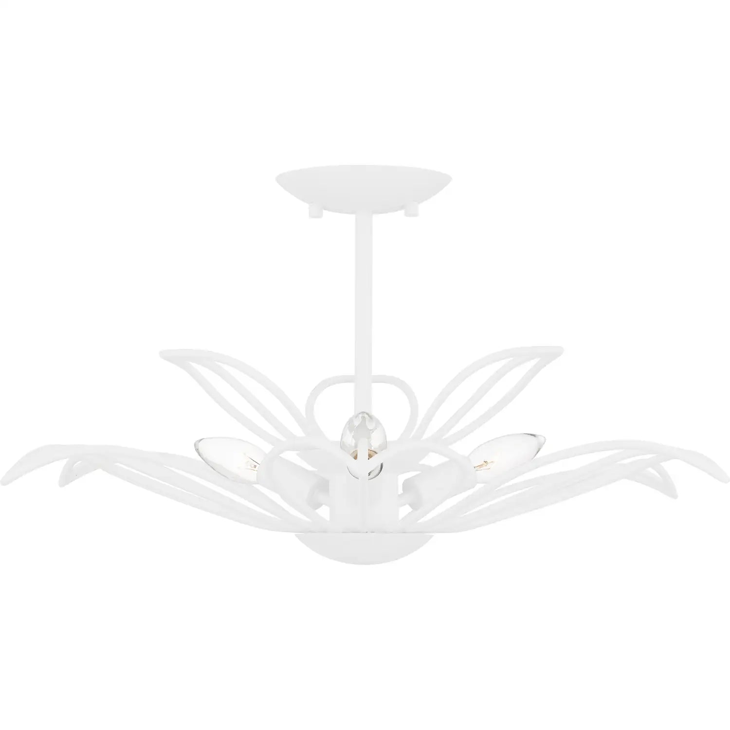 QUOIZEL, TALLULAH SEMI-FLUSH MOUNT, SEMI FLUSH MOUNT LIGHT