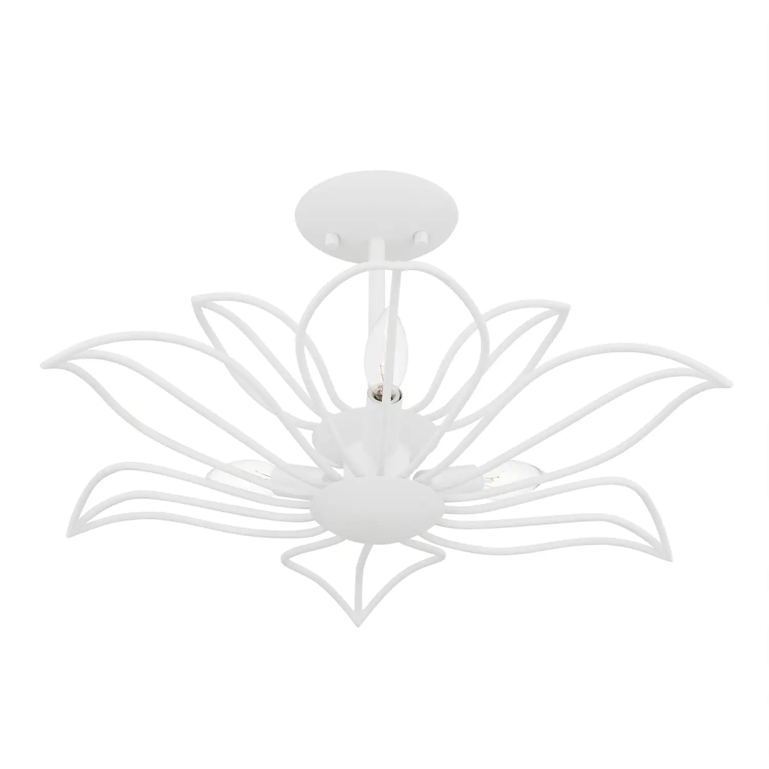 QUOIZEL, TALLULAH SEMI-FLUSH MOUNT, SEMI FLUSH MOUNT LIGHT