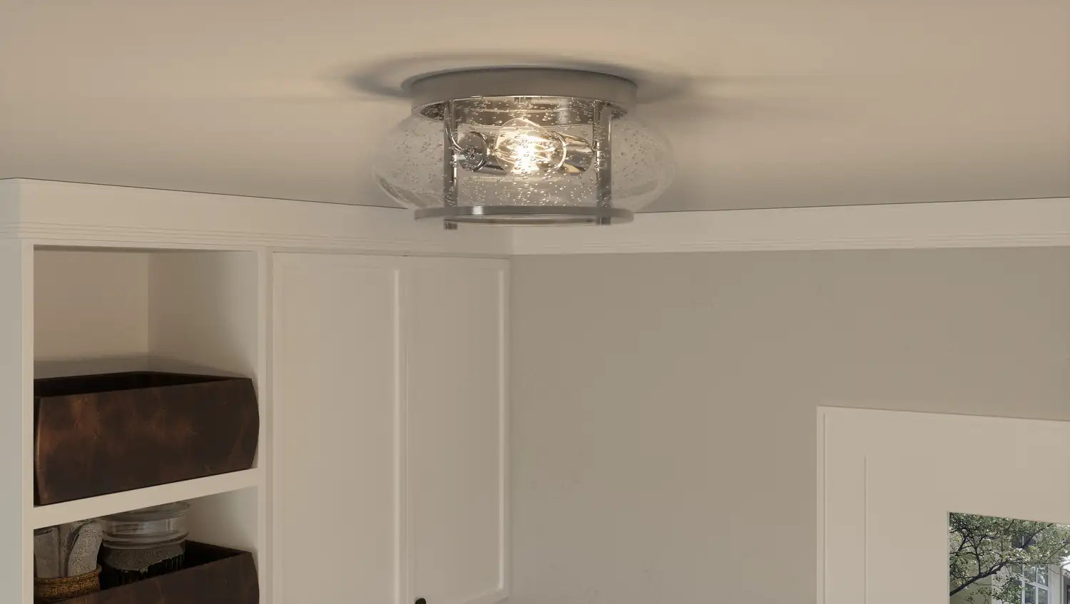 QUOIZEL, TRILOGY FLUSH MOUNT, FLUSH MOUNT CEILING LIGHTS