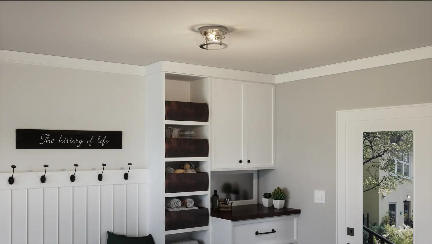 QUOIZEL, TRILOGY FLUSH MOUNT, FLUSH MOUNT CEILING LIGHTS