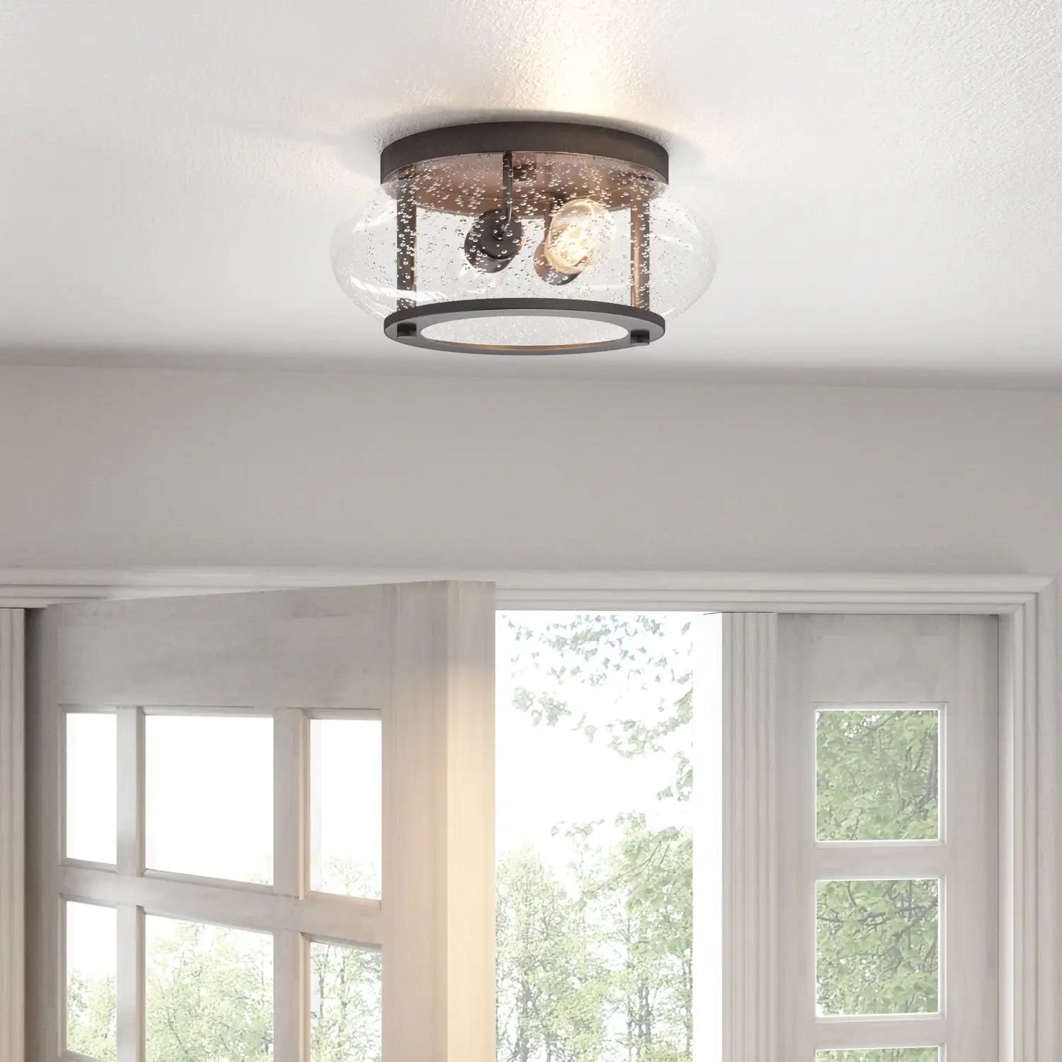 QUOIZEL, TRILOGY FLUSH MOUNT, FLUSH MOUNT CEILING LIGHTS