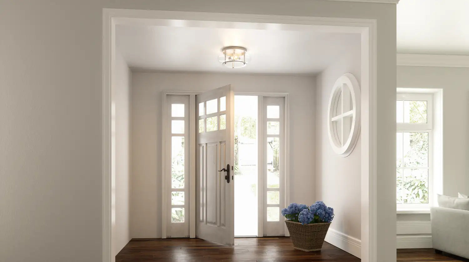 QUOIZEL, TRILOGY FLUSH MOUNT, FLUSH MOUNT CEILING LIGHTS