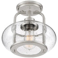 QUOIZEL, TRILOGY SEMI-FLUSH MOUNT, SEMI FLUSH MOUNT LIGHT