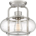 QUOIZEL, TRILOGY SEMI-FLUSH MOUNT, SEMI FLUSH MOUNT LIGHT